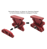 Leapers  Leapers Keymod Angled Index Mount - Red