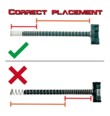 CTM Tac CTM AAP-01/C 160% Non-linear performance Guide rod spring (German piano wire)