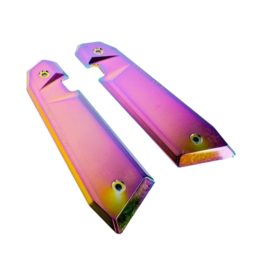 CTM Tac CTM AAP-01 Fuku-2 Frame CNC Aero Side Panel Type B - Chameleon (Electroplated)