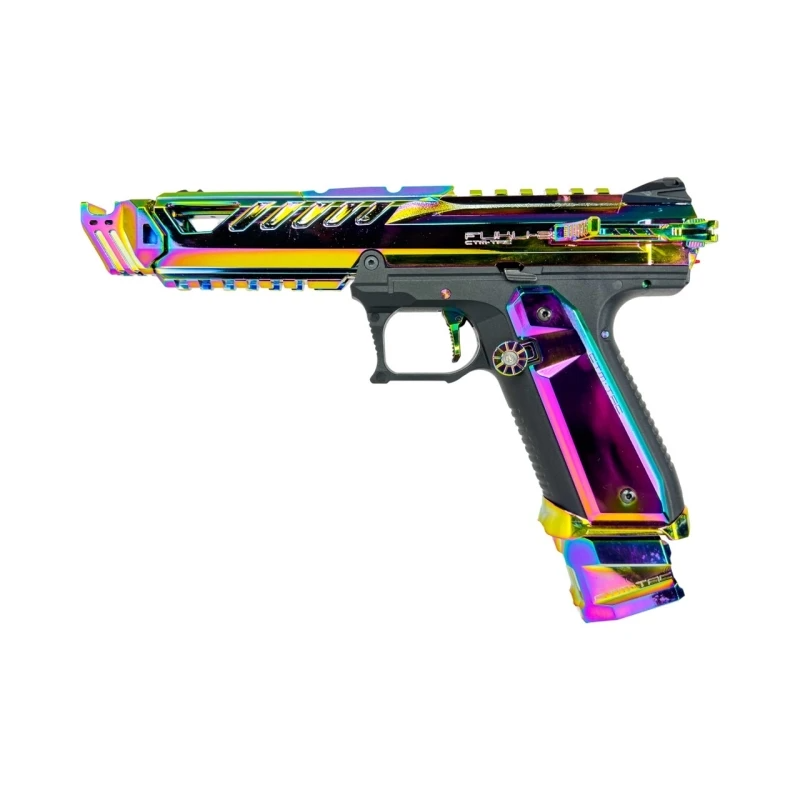 CTM Tac CTM AAP-01 Fuku-2 Frame CNC Aero Side Panel Type B - Chameleon (Electroplated)