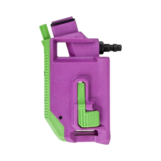 CTM Tac CTM Hi-Capa HPA M4 AEG Magazine 90° Angled Adapter - Purple / Green