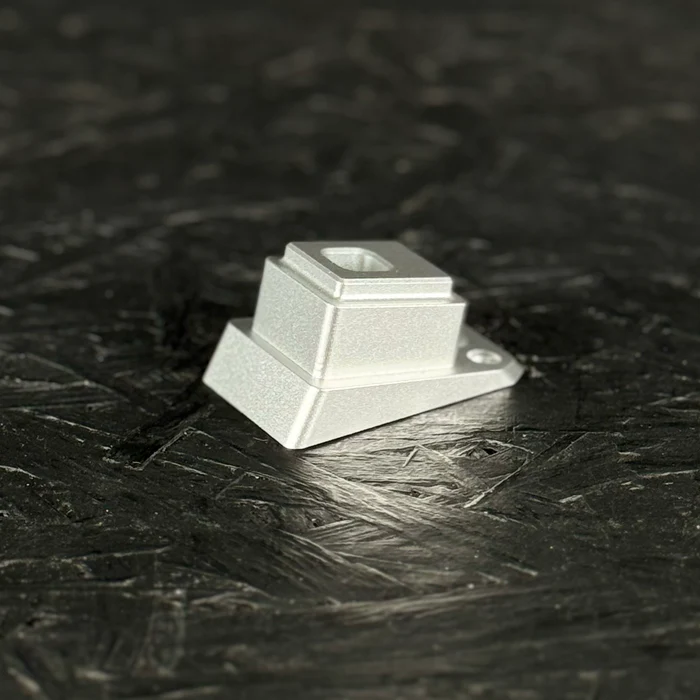 Airtac T1P CNC Angled HPA Adapter - Hi-Capa Top - Silver