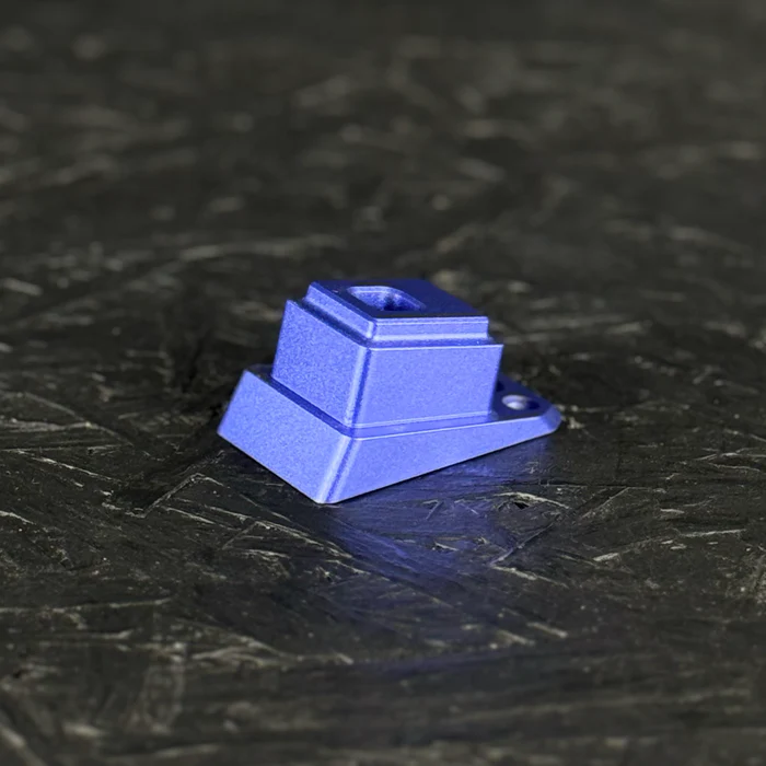 Airtac T1P CNC Angled HPA Adapter - Hi-Capa Top - Blue