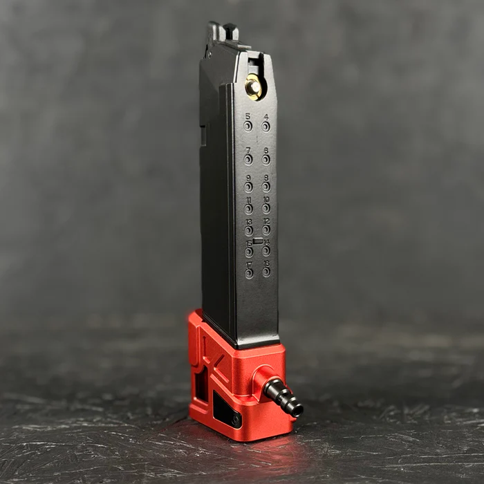 Airtac T1P CNC GLK / AAP to MP 5 HPA Adapter - Plug and Play - Red