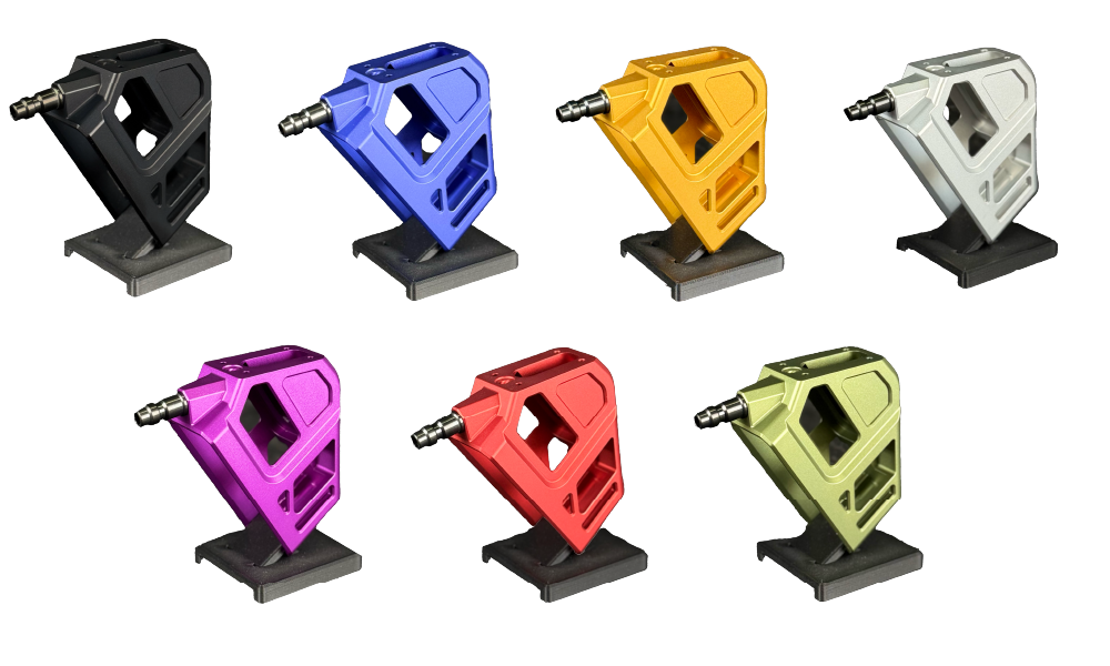 Airtac T1P CNC Angled HPA Adapter - GLK / AAP01 - Red/Black