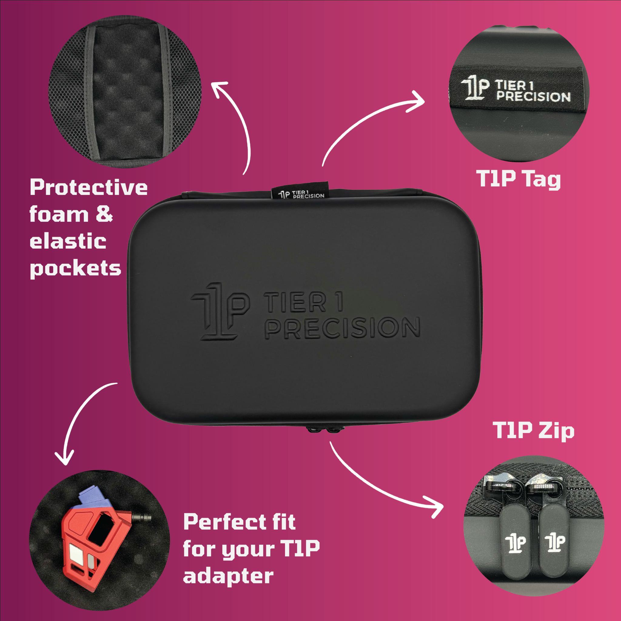 Airtac T1P CNC Angled HPA Adapter - GLK / AAP01 - Black