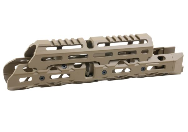 5KU 5KU 1U020B Medium Handguard for Tokyo Marui AKM GBBR Airsoft - Tan