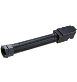 RWA RWA Agency Arms Mid-Line Threaded Barrel for Umarex (VFC) Glock 17 Gen 3/4, 18C, RWA EXA GBB Airsoft (14mm CCW)-BK