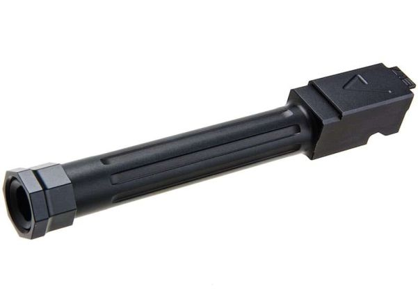 RWA RWA Agency Arms Mid-Line Threaded Barrel for Umarex (VFC) Glock 17 Gen 3/4, 18C, RWA EXA GBB Airsoft (14mm CCW)-BK