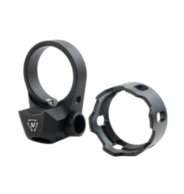 G&P G&P Strike Industries Marui MWS GBBR TRIBUS V2 Castle Nut & QD End Plate - Black