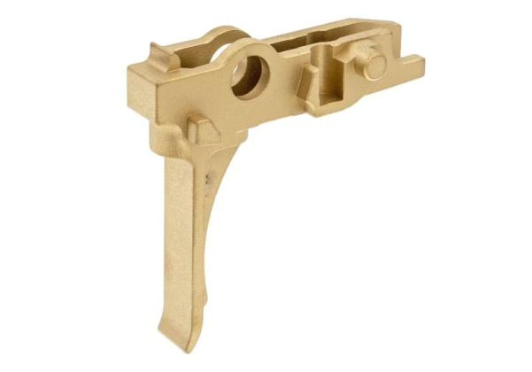 C&C Tac C&C Tac Tokyo Marui MWS GBBR AT* Flat Trigger - Gold (CNC Stainless Steel)