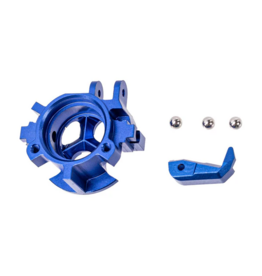 C&C Tac C&C Tac SAIGA 12 Enhanced Nozzle Feeding Rear Base For Marui TM SAIGA-12 GBB Series ( CNC Aluminum Blue )