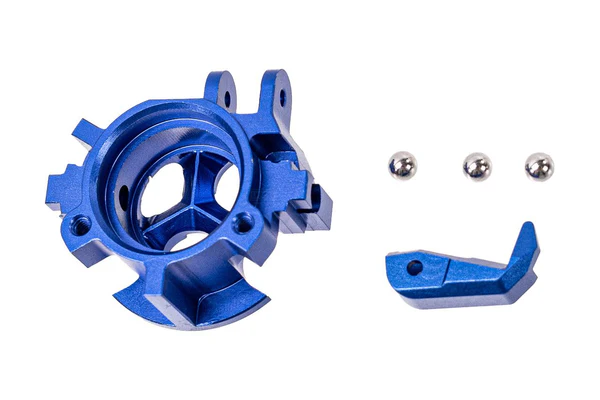 C&C Tac C&C Tac SAIGA 12 Enhanced Nozzle Feeding Rear Base For Marui TM SAIGA-12 GBB Series ( CNC Aluminum Blue )