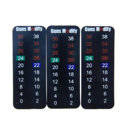 Guns Modify Guns Modify 0-38 degree Temperature Index Sticker for GBB Magazines (3 pcs)