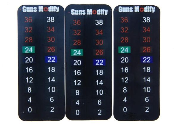 Guns Modify Guns Modify 0-38 degree Temperature Index Sticker for GBB Magazines (3 pcs)