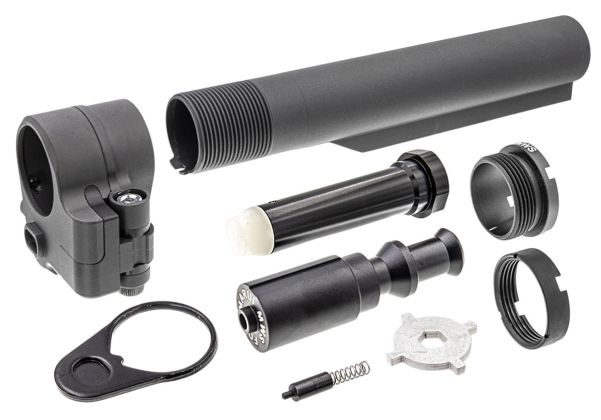 RGW RGW Tokyo Marui MWS GBB Airsoft LT Style Folding Stock Adaptor Set - Black