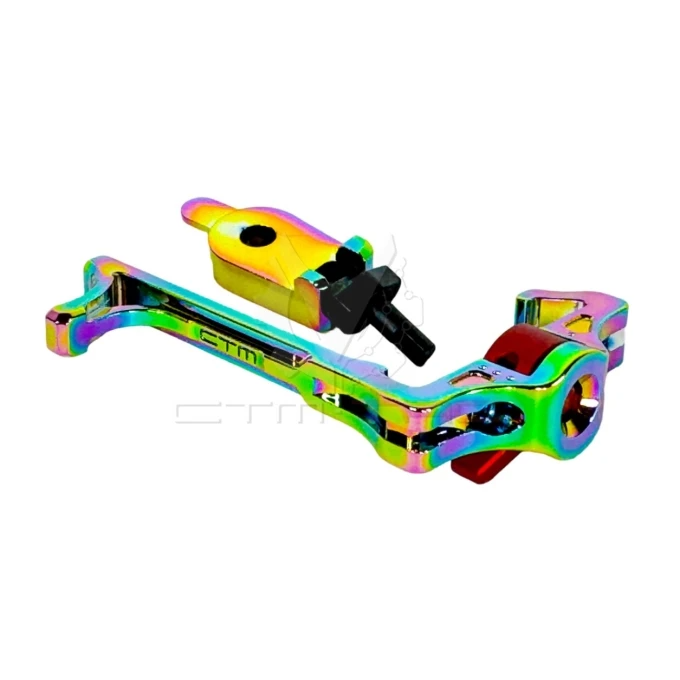 CTM Tac CTM REAPER AAP-01 Enlarged Charging Handle with Selector Switch - Electroplated Rainbow