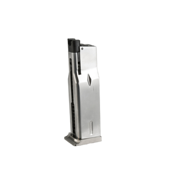 WE (WE Tech) WE Makarov PMM Green Gas Magazine (16 rounds) - Silver