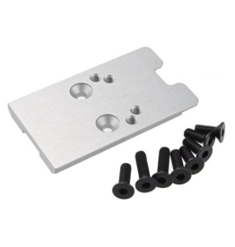 Revanchist Revanchist Airsoft Novritsch SSP5 GBB Airsoft Red Dot Plate (RMR and Vector Type) - Silver