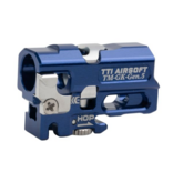 TTI Airsoft TTI Tokyo Marui G series 17 Gen5 MOS & G series 19 GBB Infinity One Piece Full CNC TDC Hop Up Chamber - BLUE