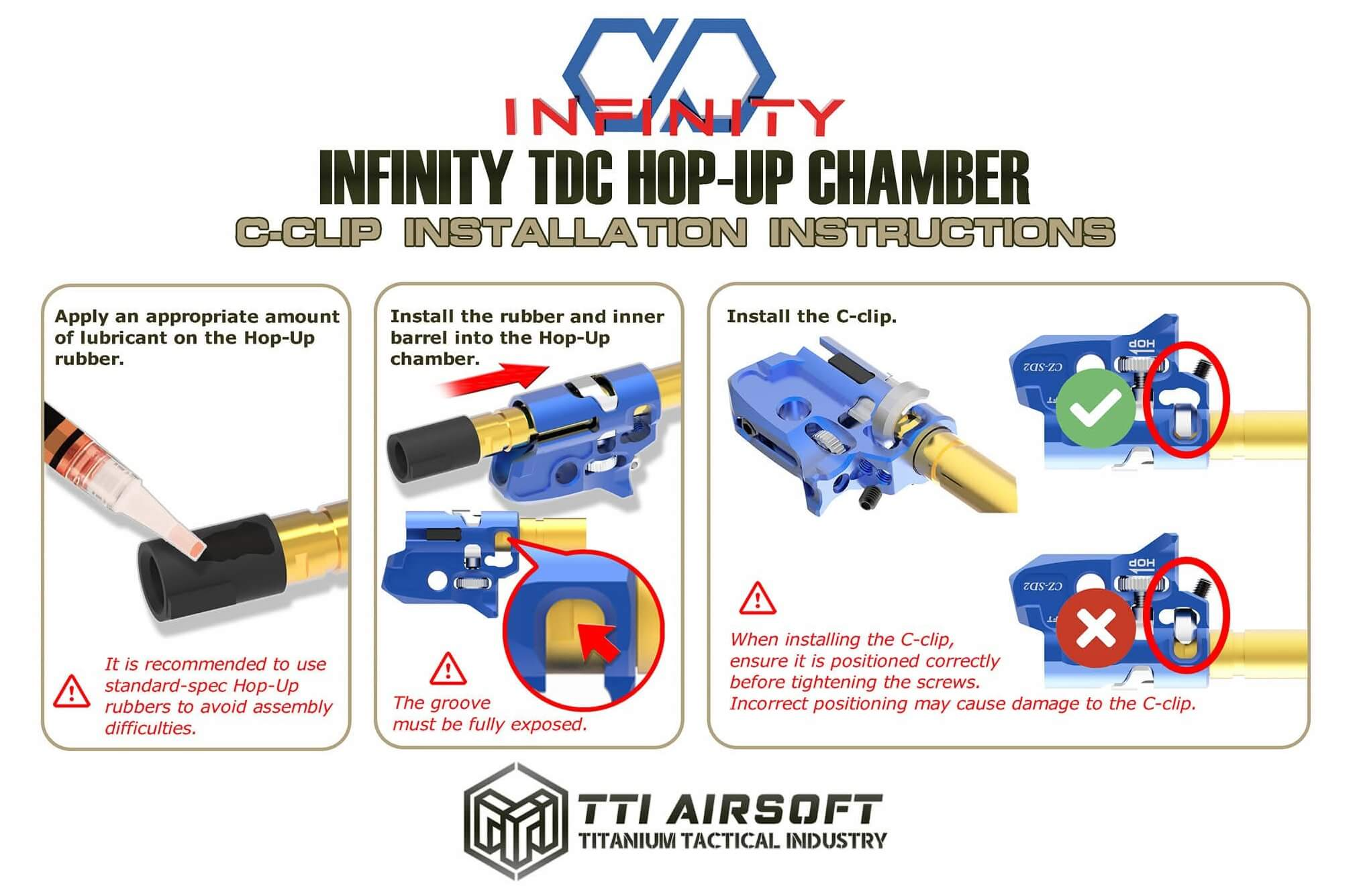 TTI Airsoft TTI Airsoft Tokyo Marui Hi Capa GBB Infinity One Piece Full CNC TDC Hop Up Chamber - Purple