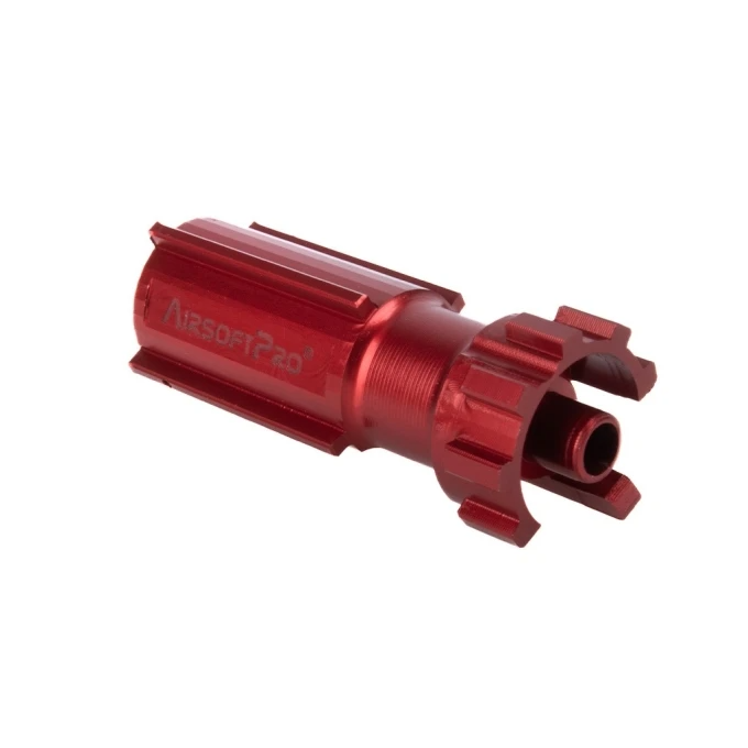 Airsoftpro AirsoftPro CNC Nozzle for WE M4 / AR15 GBBR – Red