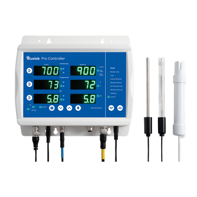 5049 Bluelab, BCTPRC02, PRO-Controller Wifi, pH und EC, Basiskit (ohne Pumpen)