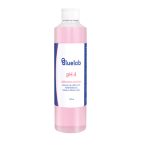 5073 Bluelab, PH4250, calibration fluid pH 4.0 250ml