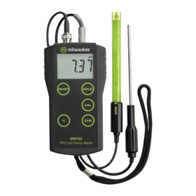 4304 Milwaukee, MW102 PRO+, pH and Temperature Meter with ATC