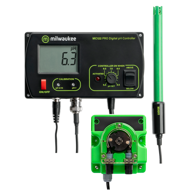 4306 Milwaukee, MC720, pH controller MC122 incl. pump MP810