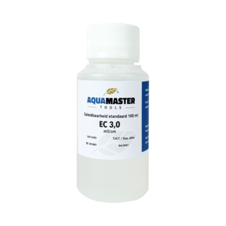 1494 AquaMaster, AMT1100, 100ml Calibration Solution EC 3.0