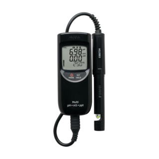 0712 (on order)HANNA, HI991301,Portable pH/EC/TDS/TEMP meter with HI12883 electrode