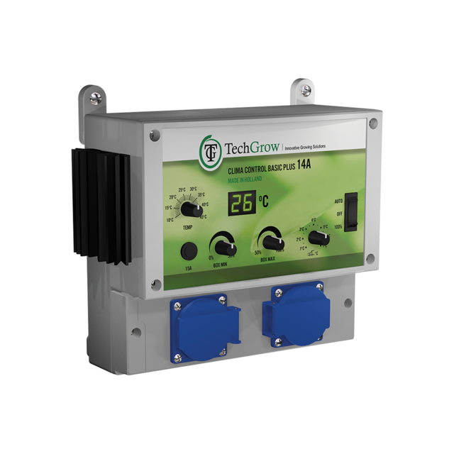 2946 TechGrow, 12621, Clima Control Basic Plus 14A (incl Temp probe 5M)