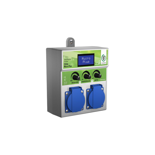 2933 TechGrow, 13071, Clima Micro Plus 2x2.5A , Negative Pressure (excl temp probe)