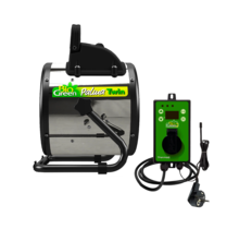 4155 Biogreen, PAL TD TWIN, Palma 2kW, 2 standen kachel MET externe thermostaat