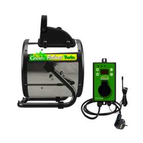 4155 Biogreen, PAL TD TWIN, Palma 2kW, 2 standen kachel MET externe thermostaat