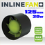 GHP 46232 GHP, inline fan 20W / 125mm