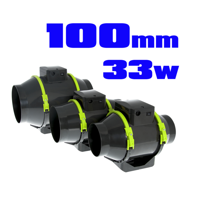 46241 GHP, PROFAN TT Inline-Extraktor-Lüfter 100mm / 33W