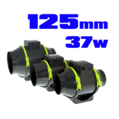 46242 GHP, PROFAN TT Inline-Extraktor-Lüfter 125mm / 37W