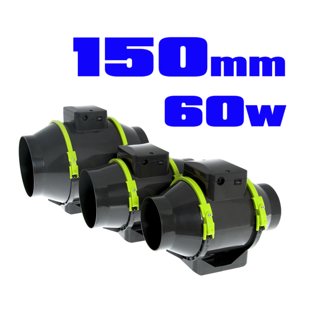 46243 GHP, PROFAN TT Inline-Extraktor-Lüfter 150mm / 60W