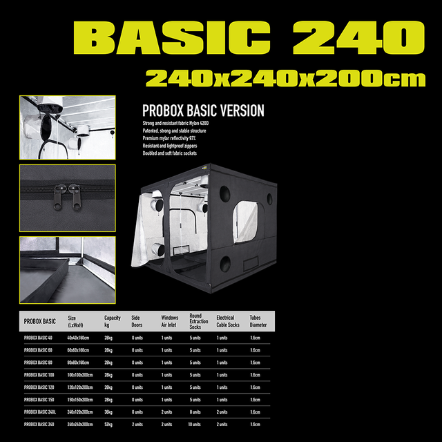 46389 (not available)GHP, ProBox BASIC 240 , 240x240x200cm