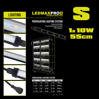 46741 GHP, Propagator LED S, (1 lamp set, incl bekabeling) 55cm