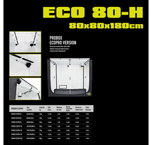 46379 GHP, ProBox ECOpro 80-H, 80x80x180cm