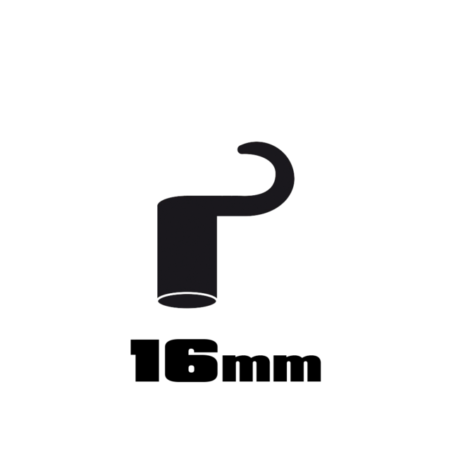 30004 HOMEbox, SPHL-16, haak -LANG- 16mm / 4 stuks