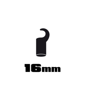 30005 HOMEbox, SPHS-16, hook -SHORT- 16mm / 4 pieces