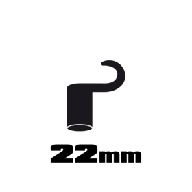 30014 HOMEbox, SP-HL-22, hook -LONG- 22mm / 4 pieces