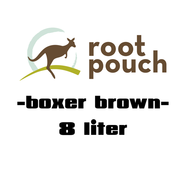 56503 RootPouch, BOXER BROWN 8L, 25 Stück/Paket