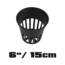 Terra Aquatica 37308 TA, XXPO01003, NET Töpfe 6"(15cm) | 50 p/box