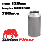 3608 RHINO Flansch 125mm, Länge 500mm, 680m3/h