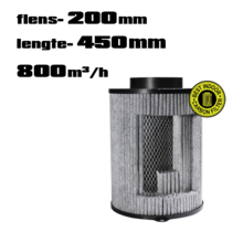 46842 GHP, ProActive, flange 200mm, length 450mm, 800m3/h